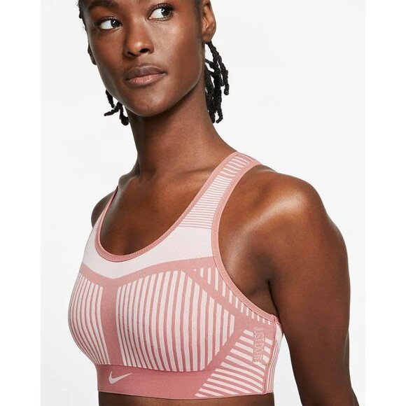 NEW $80 Nike Fly knit high support, non padded training bra. Medium - Picture 2 of 5